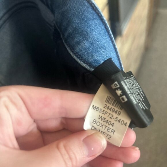 Paige Federal Jeans Men's Size 36 Blue Straight Slim Leg Stretch Denim - Picture 4 of 7